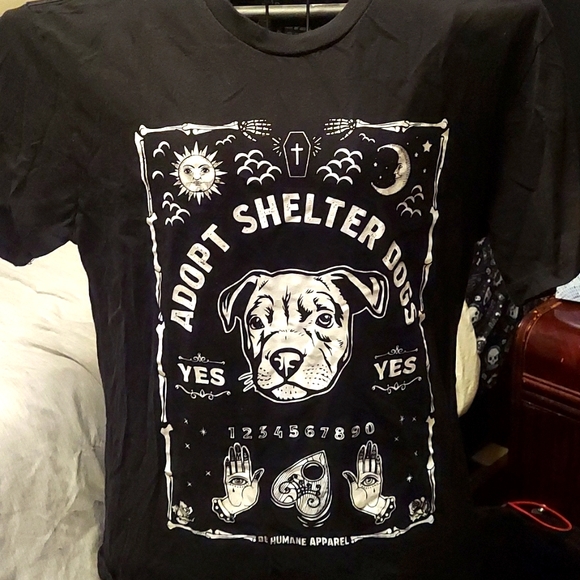 Adopt shelter dog tee - Picture 1 of 2